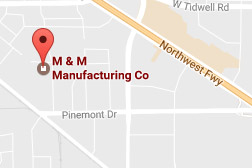 M & M Manufacturing Map - Houston, Texas